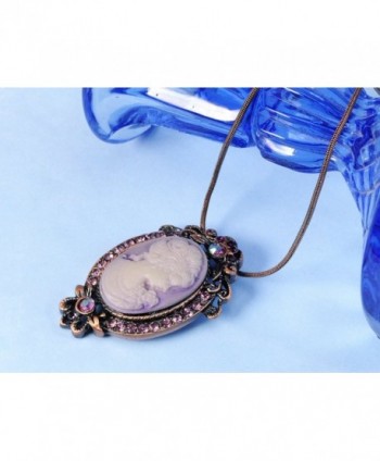 Alilang Rhinestones Vintage Inspired Necklace