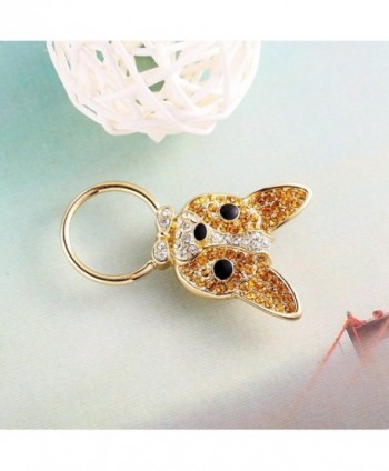 SENFAI Lovely French Bulldog Eyeglass in Women's Brooches & Pins