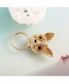 SENFAI Lovely French Bulldog Eyeglass in Women's Brooches & Pins