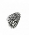 Native American Feather Headdress Stainless