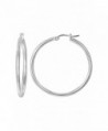 Sterling Forever - Sterling Silver 38mm Hoop Earrings - CF1874EODT0