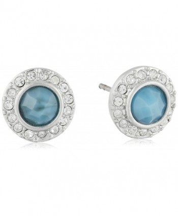 Karen Kane Ever bloom Eternity Stud Earrings - Silver Tone - CJ120SOUMBV