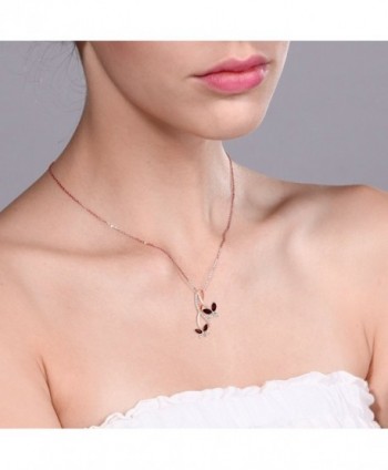 Marquise Butterfly Infinity Pendant Necklace in Women's Pendants