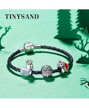 TINYSAND Valentines Stamped Sterling Bracelet