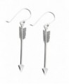 Sterling Silver Arrow Dangle Earrings- Arrows Archery - CO129UXHHJV