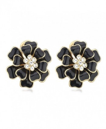 SWEETV Gold Plated Push back Earrings - C7185K8N85C