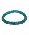Crochet Glass Seed Bead Bracelet Roll on Bracelet Nepal Bracelet SB470 - CJ1290VHS3D