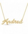 Personalized Name Necklace Pendant In Gold Tone- 100 Names Available For Immediate Purchase! - CW12OHXHI9O