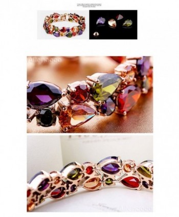 Teardrop Multi color Zirconia Bracelets Fashion
