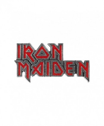 Alchemy Rocks Iron Maiden Logo Pin Badge (Red) - CS12O32HMFI
