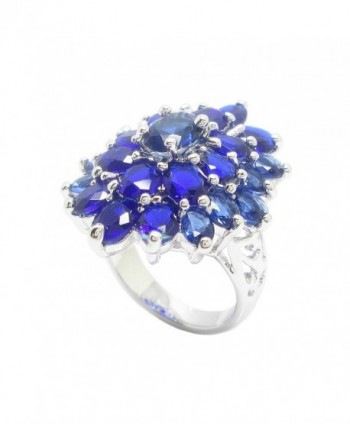 Luxury Design Color White Plating in Women's Statement Rings