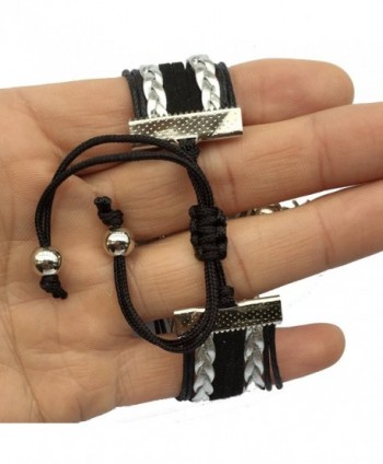 DOLON Braided Friend Rescue Bracelet Black