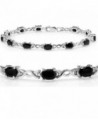 Sapphire Infinity Tennis Bracelet Sterling in Women's Tennis Bracelets