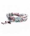 MUFY Chinese Style Jindezhen Kiln Discoloration Ceramic Bead Bracelets Religious Necklaces - C3124H6MKL1
