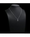 Sterling Zirconia Initial Pendant Necklace