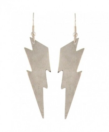 Nickel Free 2" Lightning Bolt Earrings - CA114XOKGEB