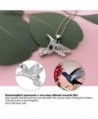 Zirconia Sterling Hummingbird Necklace Girlfriend