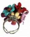 Couture Jewelry Leather Coconut Flower