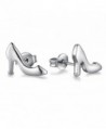 SUNGULF Silver - Plated High Heels Earrings Stud Earrings - C212NTXTBEU