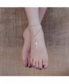 Cross Chain Barefoot Sandals Anklet