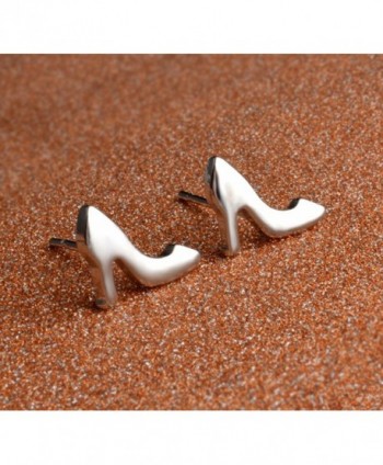 SUNGULF Silver Plated Heels Earrings