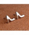 SUNGULF Silver Plated Heels Earrings