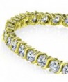 Plated Sterling Silver Zirconia Bracelet in Women's Tennis Bracelets