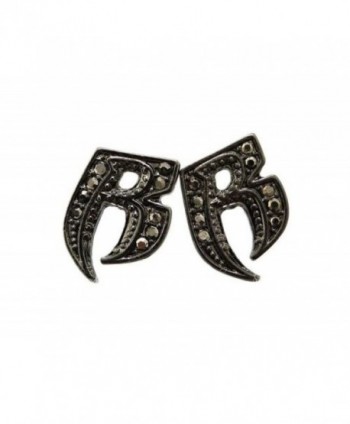 Letter Love Fashion Hip Hop Crystal Ruff Ryder "R" Piece Pierced Earring Xe1078 - CG12DIWGG15