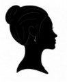 Sterling Silver Celtic Design Earrings in Women's Hoop Earrings