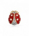 Bling Jewelry Plated Crystal Ladybug