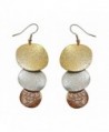Dangle Earrings for Pierced Ears in Gold- Bronze- and Silver Tone AC89700-2 - CN11FG2QEI1