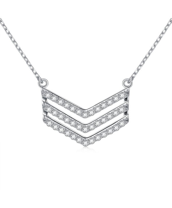 v shape pendant necklace