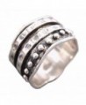Energy Stone "HER RING" - Bold Look from the Couple Collection Meditation Spinning Ring (Style US34) - CZ12O0UZ1Q8