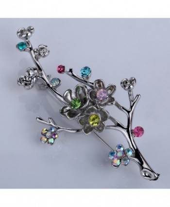 YAZILIND Vintage Colorful Brooches Wedding in Women's Brooches & Pins