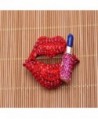 TEEMI Fashion Lipstick Brooch Women