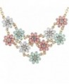 Lux Accessories Rhinestone Statement Necklace