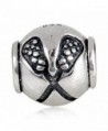 Lacrosse Sport Charms Sports Bead European DIY Jewelry Findings - C112NT4FWL6