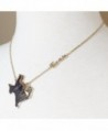 Texas State Shape Necklace Earrings in Women's Chain Necklaces
