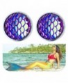 Sparkling Princess Mermaid Scales Earrings - Color 4 - C4189N556UE