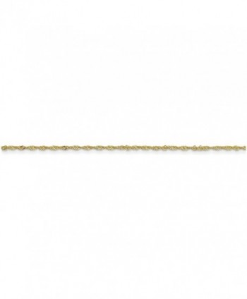 Finejewelers 1 10mm Singapore Necklace Yellow in Women's Chain Necklaces