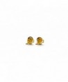 Chelsea Jewelry Basic Collections Clover Leaf Shaped Stud screw-back Earrings - Yellow Gold - CV12EE0BFQ1