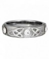 Quantum Jewelry Stainless Steel Trinity Band - CN124HLESED