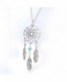 Ammazona Fashion Retro Jewelry Dream Catcher Pendant Chain Necklace - CB12H7V7I29