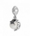 LovelyJewelry 925 Sterling Silver Mom Pentacle Charms Beads For Bracelet - CR12N274194