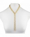 Lux Accessories Goldtone Shaped Necklace