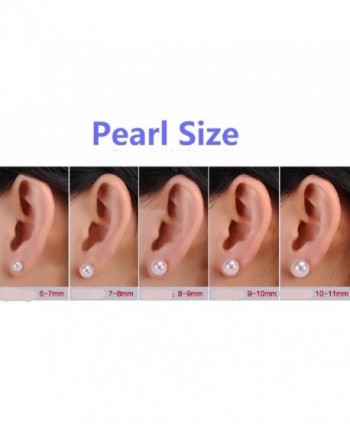 Ghome Simulated Pearl Stud Earrings in Women's Stud Earrings