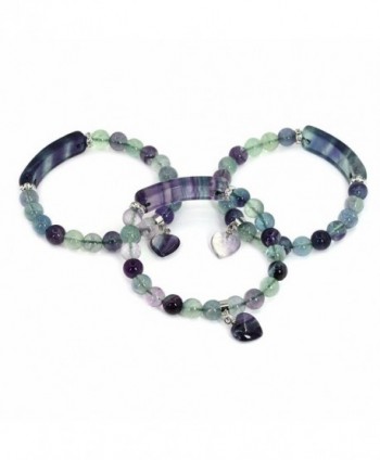 Natural Fluorite Precious Gemstone Bracelet