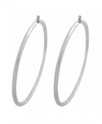 Sterling Silver 3x60mm Polished Earrings