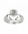 Finejewelers Sterling Silver Polished Hands Holding Heart Crown Top Ring Size 7 - CU11C6GYGH1