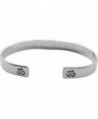 Bracelet Hand Stamped Inspirational aluminum